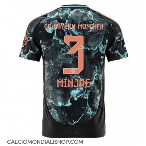 Maglie da calcio Bayern Munich Kim Min-jae #3 Seconda Maglia 2024-25 Manica Corta